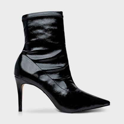 Bota Carrano Essential Couro Verniz Preto