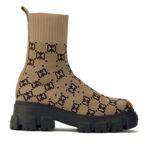 Bota Carmim Alabama Bege/Café