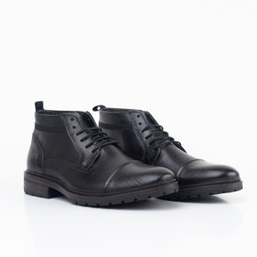 Bota Democrata Garage Astro Couro Preto