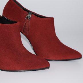 Bota Schutz Vermelha Camurça Propé Mix da Moda