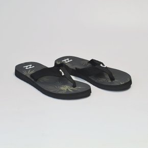 Chinelo Billabong Preto Tira Grossa