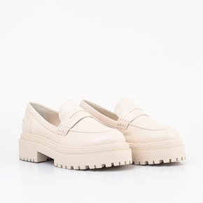 Mocassim Carrano Salto Bloco Tratorado Off White