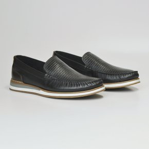 Mocassim Democrata Couro Preto