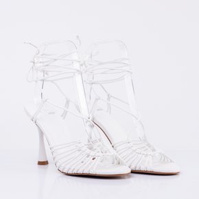 Sandália Carrano Multitiras Couro Branco