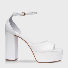 Sandália Carrano Plataforma Couro Branco