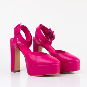 Sandália Carrano Slingback Plataforma Pink