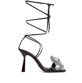 Sandália Cecconello Laço Couro Preto