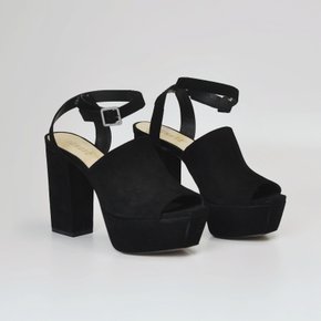 Sandália Schutz Nobuck Salto Grosso