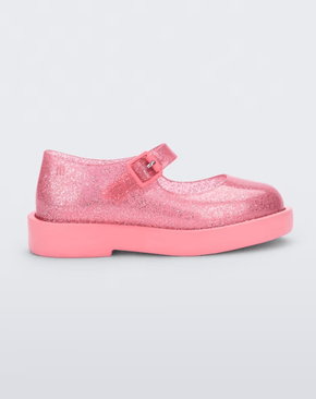 Sapatilha Mini Melissa Lola Baby Rosa Gliter