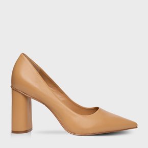 Scarpin Carrano Salto Oval Bege