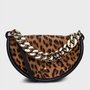 Bolsa Carrano Tiracolo Nina Pelo Animal Print