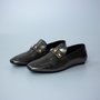 Loafer Carrano Couro Metal