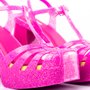 Sandália Melissa Party Heel Pink Glitter