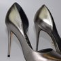 Sapato Scarpin Carrano Metalizado Silver
